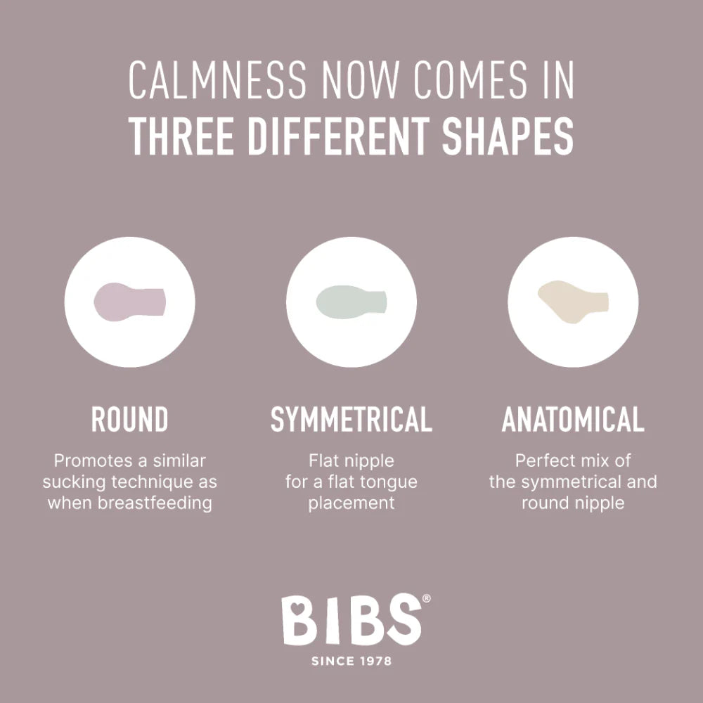 BIBS - Pacifier Colour Latex Size 2 Round Nipple (1-pack)