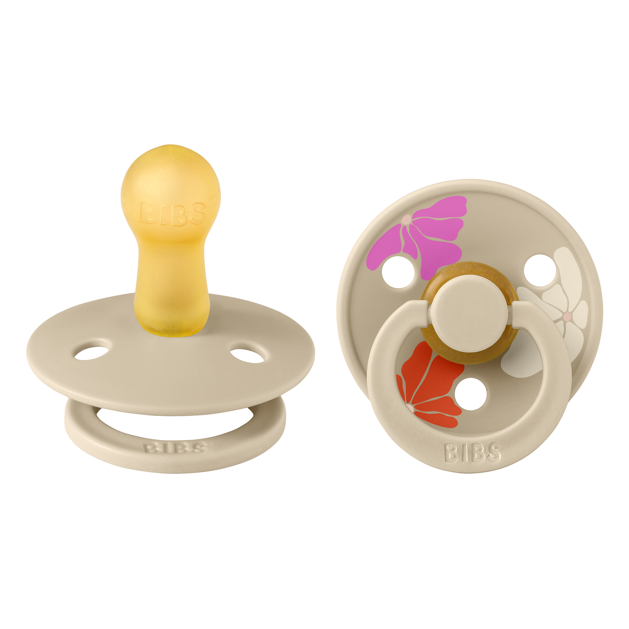 BIBS - Studio Colour Morning Bloom Latex Size 2 (2-pack)