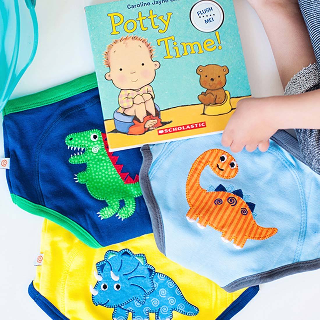 Zoocchini - 3 Piece Organic Potty Training Pants Set - Boys - 3T/4T