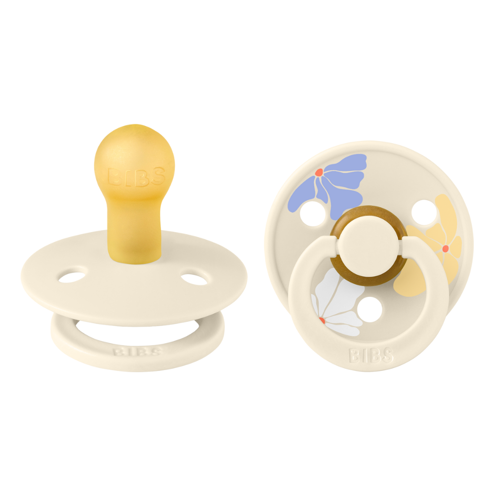 BIBS - Studio Colour Morning Bloom Latex Size 1 (2-pack)