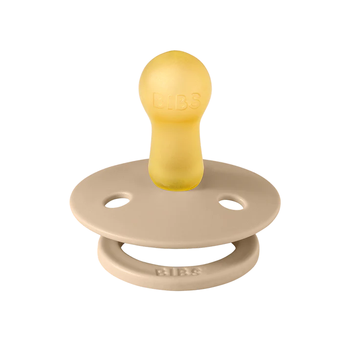 BIBS x Liberty - Colour Strawberries and Cream Latex Size 2 Ivory Mix Round Nipple (2-pack)