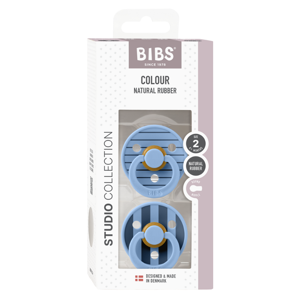 BIBS - Studio Colour Pin Latex Size 2 (2-pack)