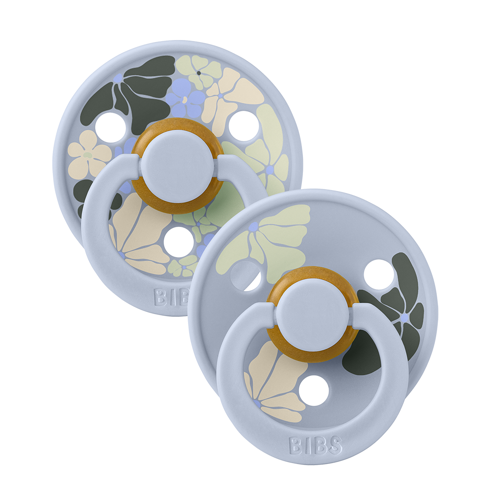 BIBS - Studio Colour Morning Bloom Latex Size 1 (2-pack)