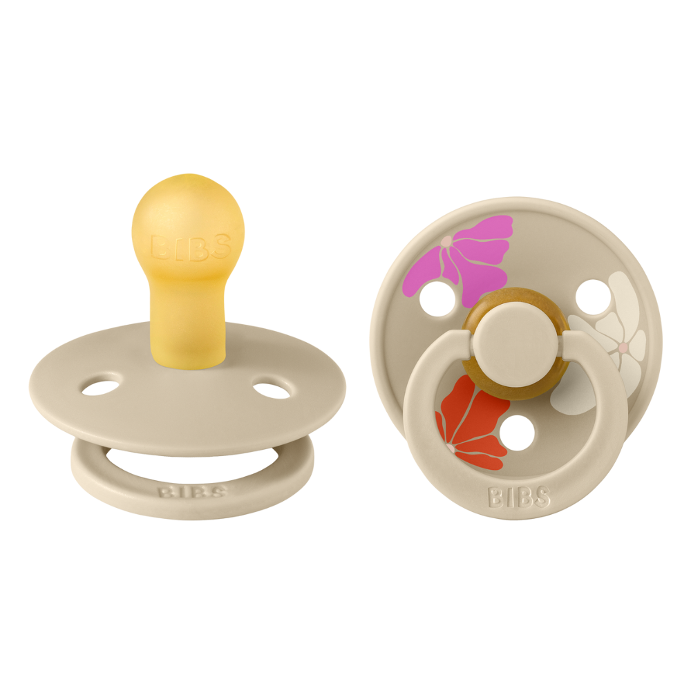 BIBS - Studio Colour Morning Bloom Latex Size 1 (2-pack)