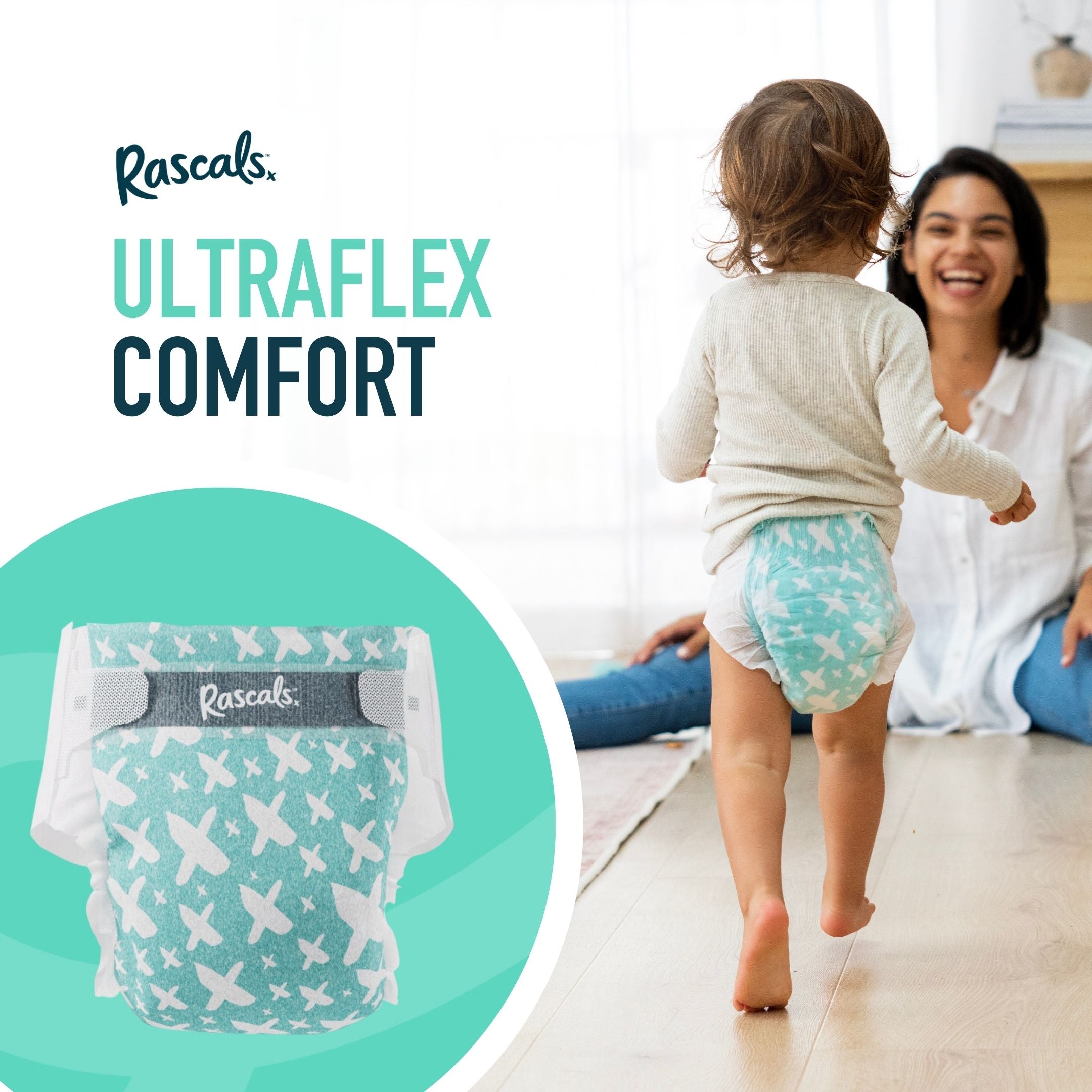 Rascals - Premium Baby Diapers (Jumbo Box)