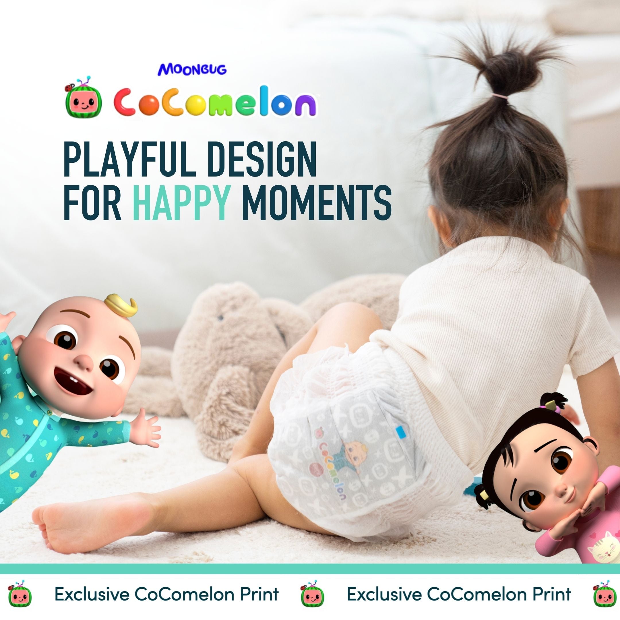 Rascals - Training Diaper Pants (Cocomelon Edition)