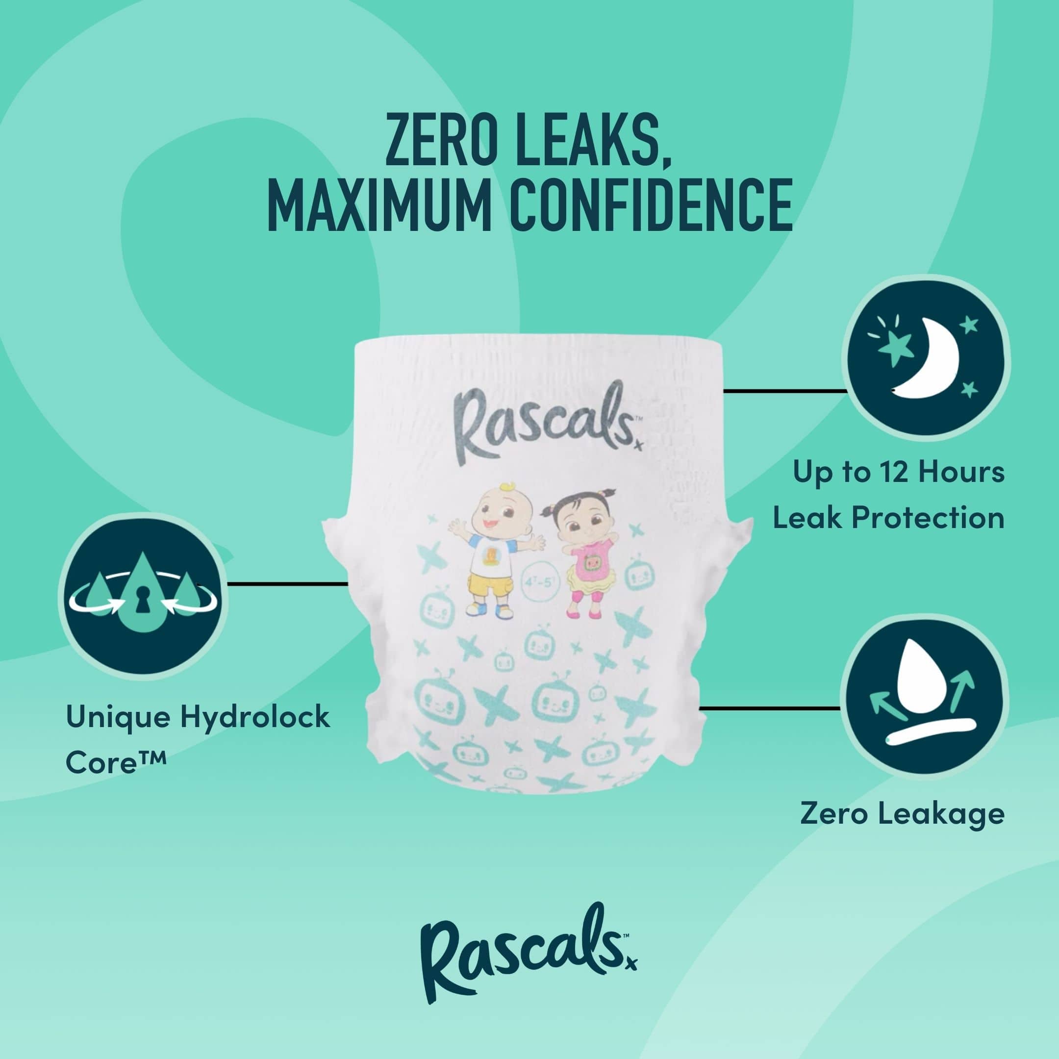 Rascals - Training Diaper Pants (Cocomelon Edition)