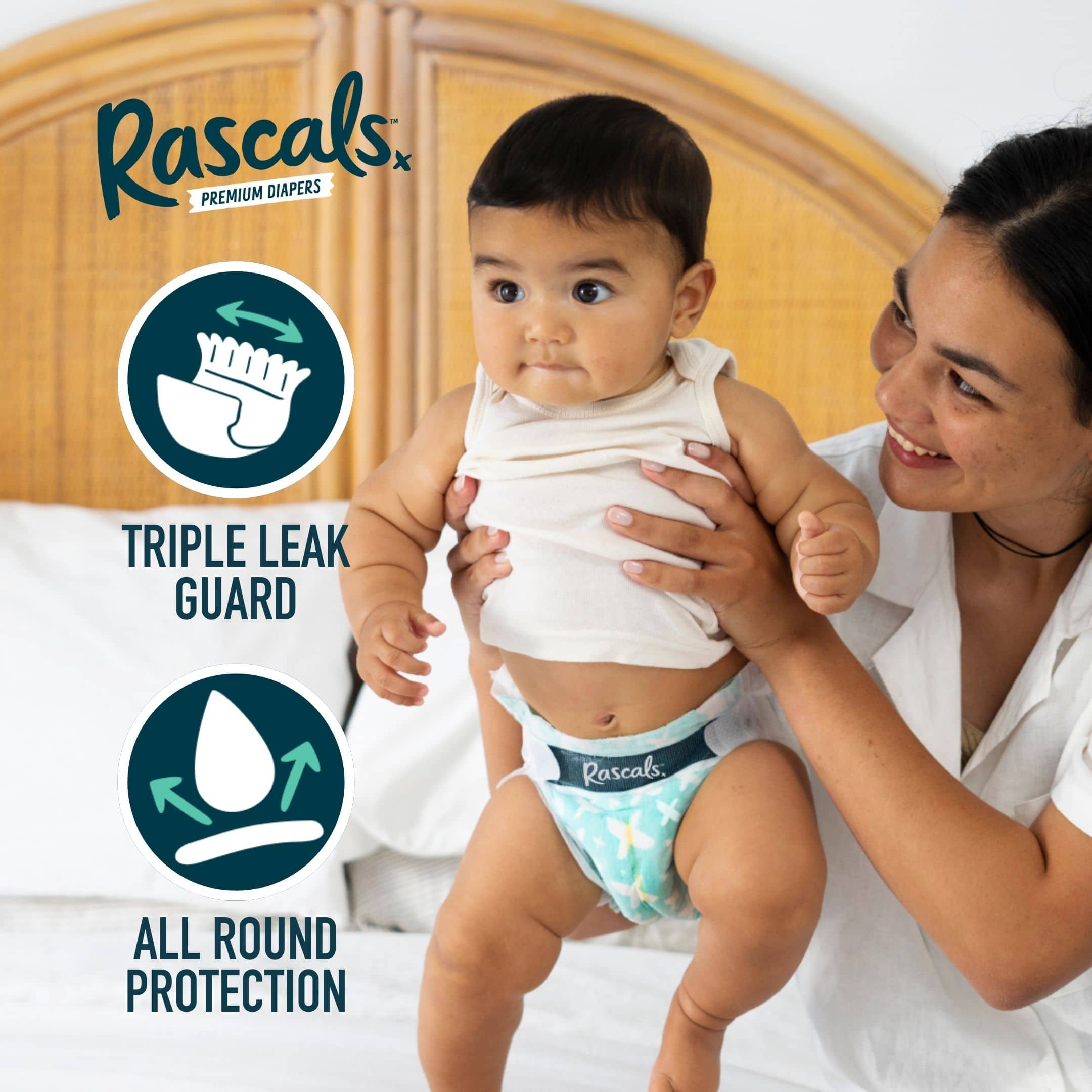 Rascals - Premium Baby Diapers (Jumbo Box)