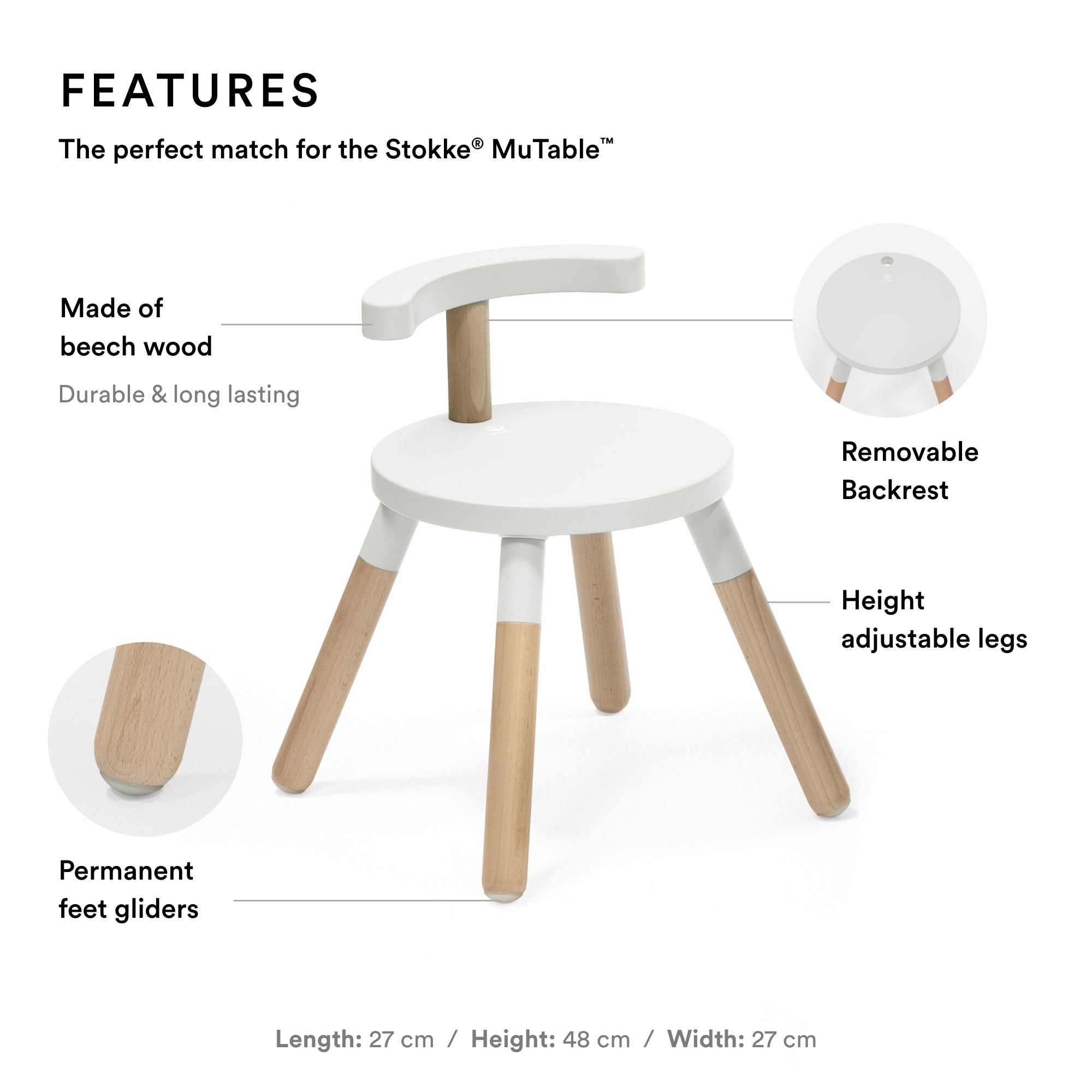 Stokke - MuTable Chair (V2)
