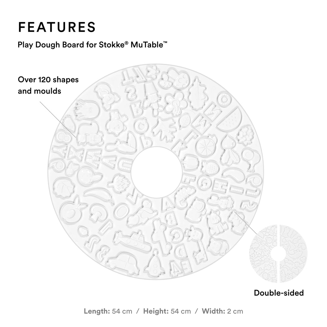 Stokke - MuTable Play Dough Board (V2) - Play Dough Board