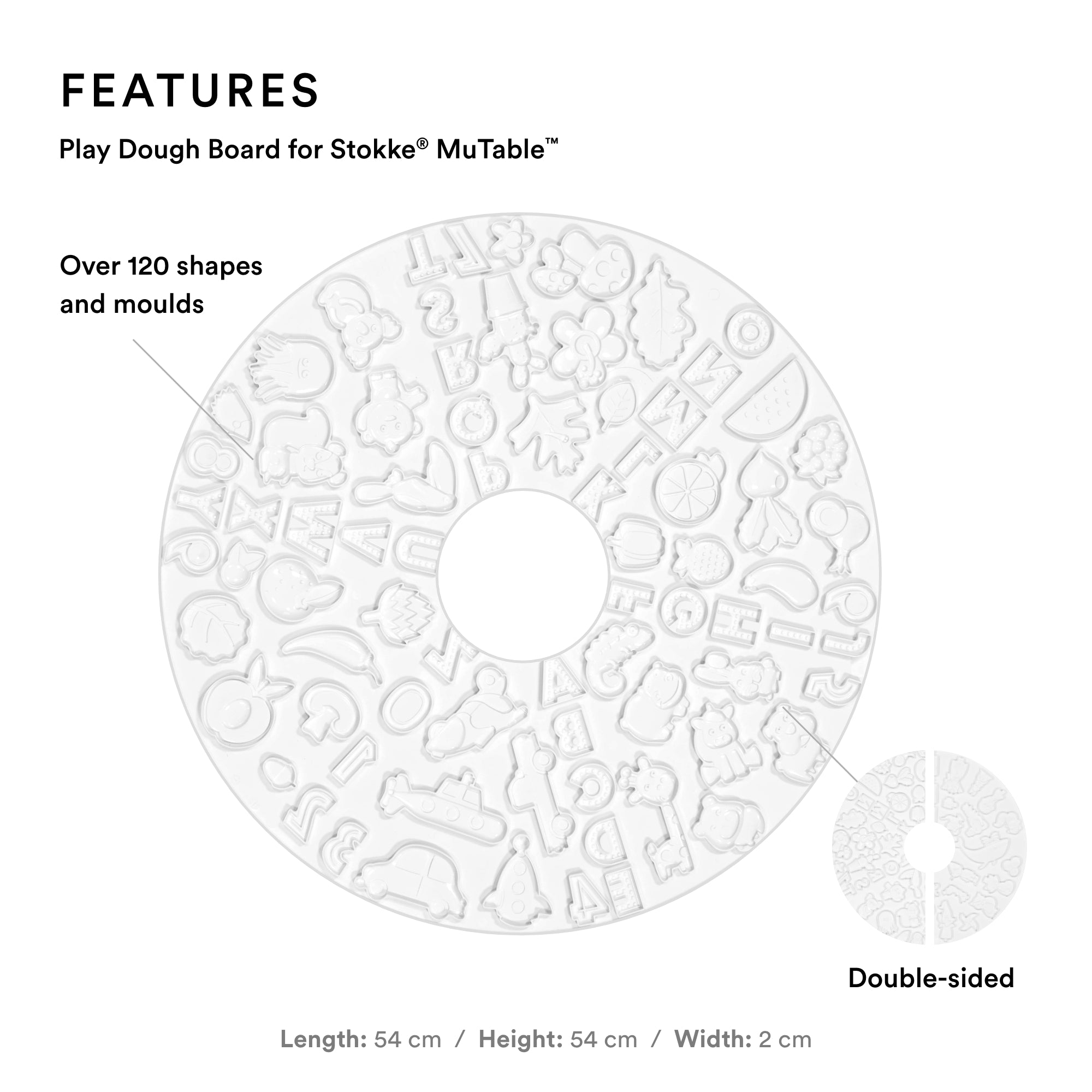 Stokke - MuTable Play Dough Board (V2) - Play Dough Board