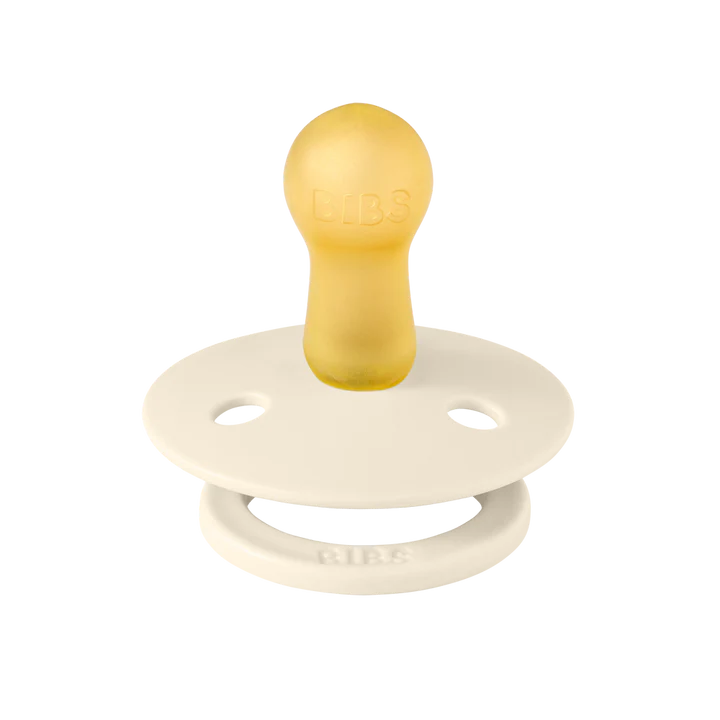 BIBS x Liberty - Colour Strawberries and Cream Latex Size 2 Ivory Mix Round Nipple (2-pack)