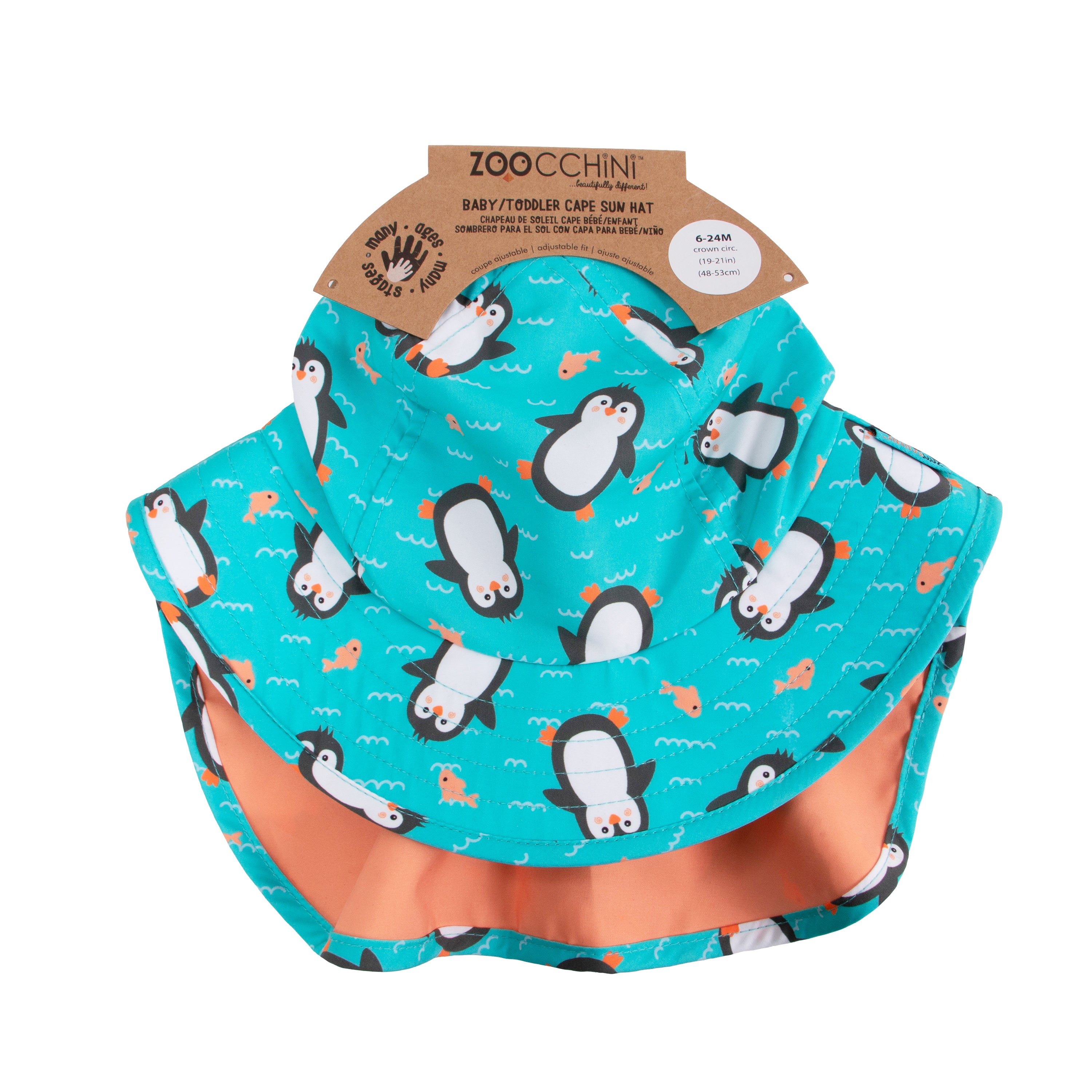 Zoocchini - UPF50+ Cape Sunhat - (6-24M)