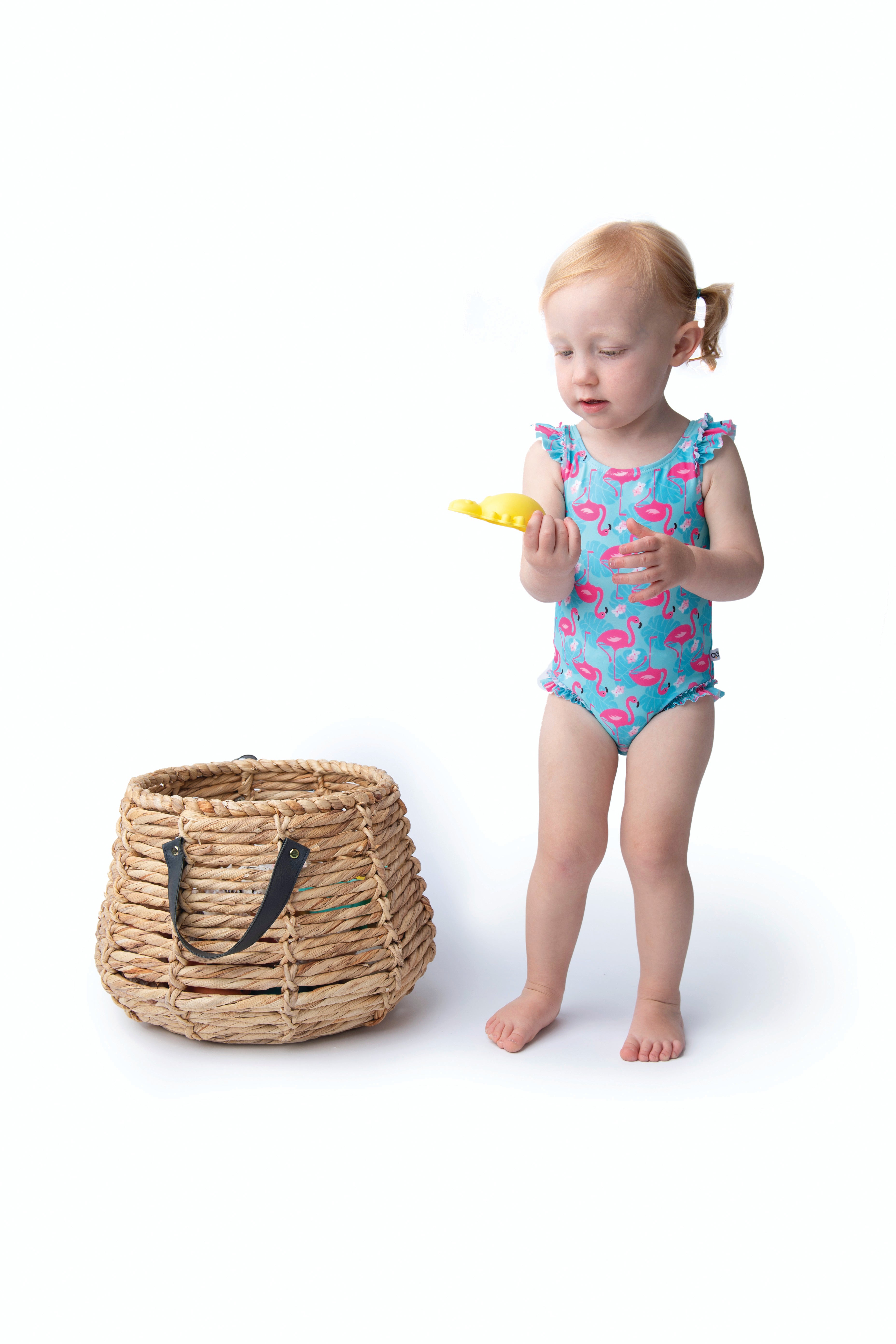 Zoocchini - Baby Swimsuit and Hat Set - (6-12M)