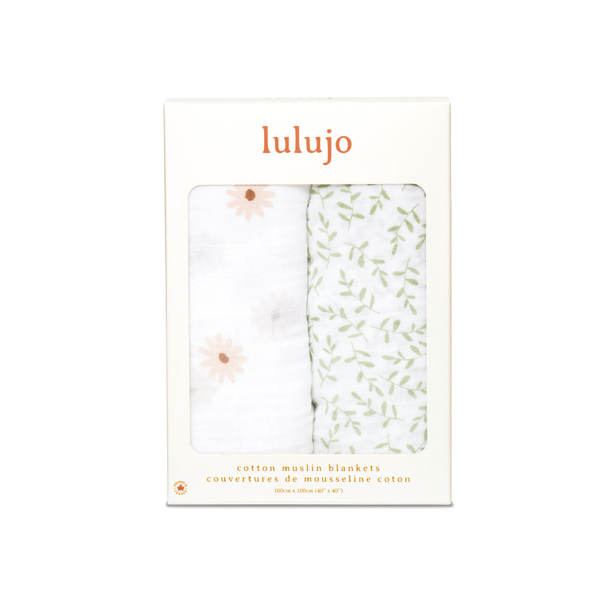 Lulujo 2-Pack Cotton Swaddles