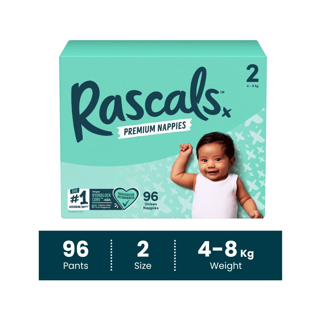 Rascals - Premium Baby Diapers (Jumbo Box)