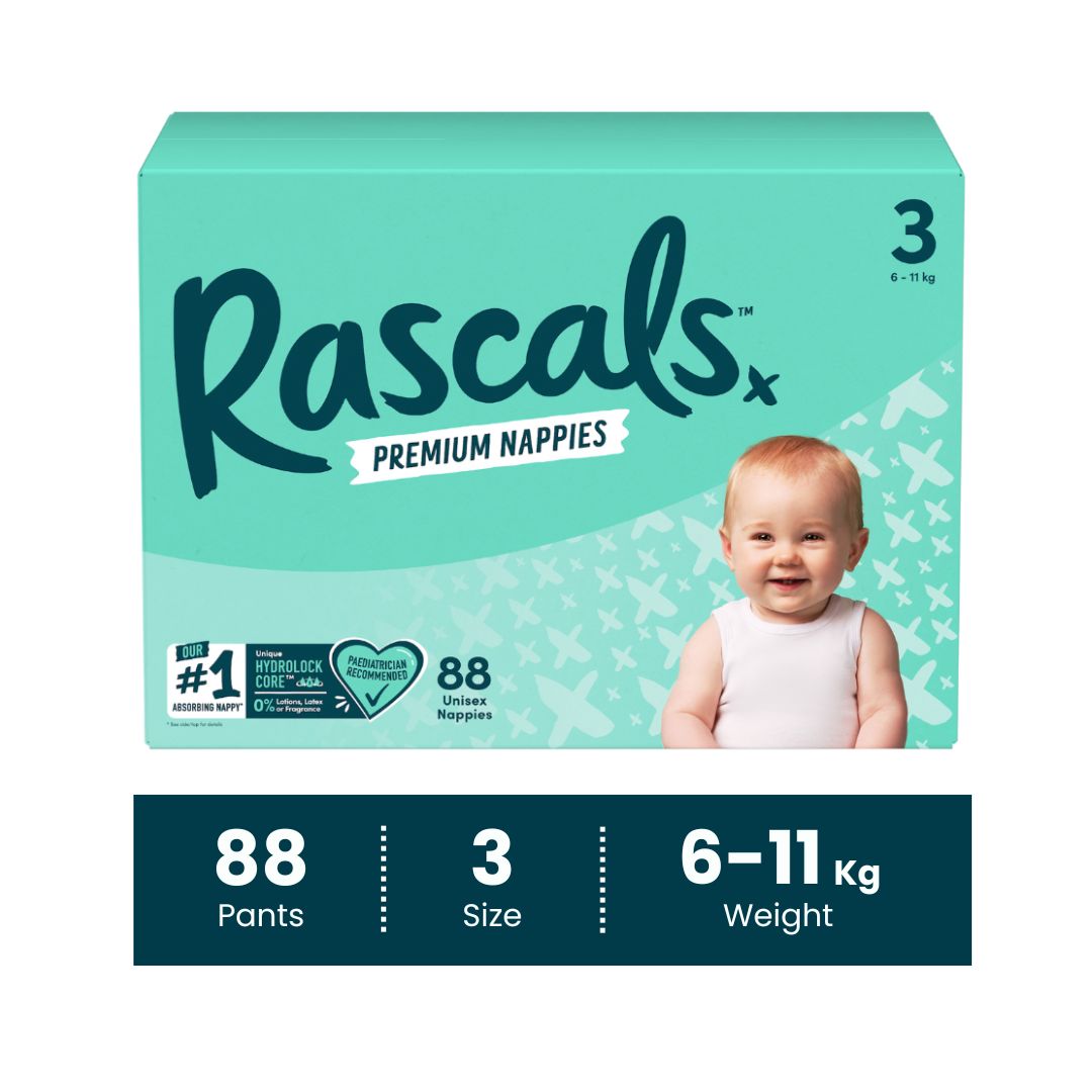 Rascals - Premium Baby Diapers (Jumbo Box)