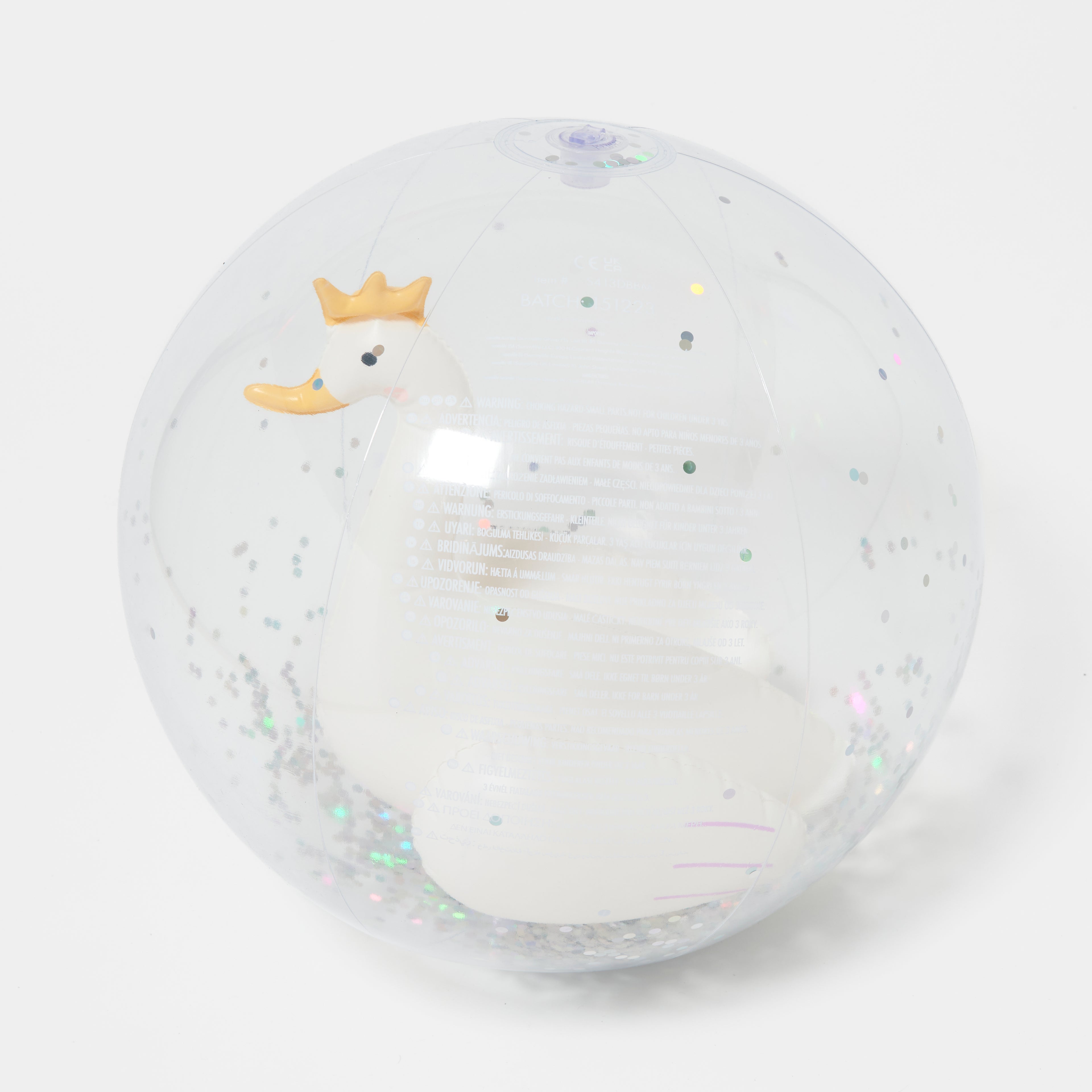 Sunnylife - 3D Inflatable Beach Ball Princess Swan