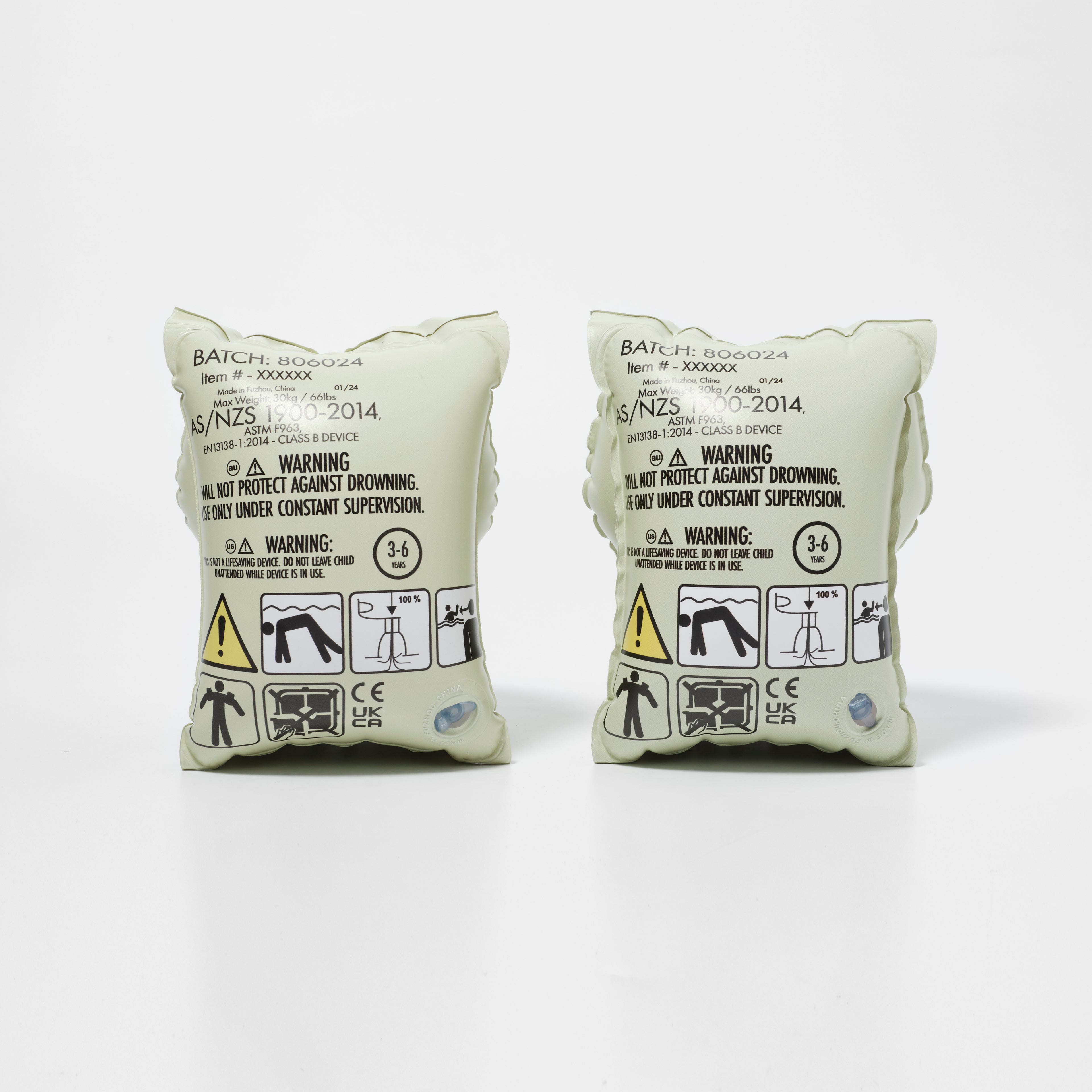 Sunnylife - Kids Inflatable Arm Bands Cookie the Croc