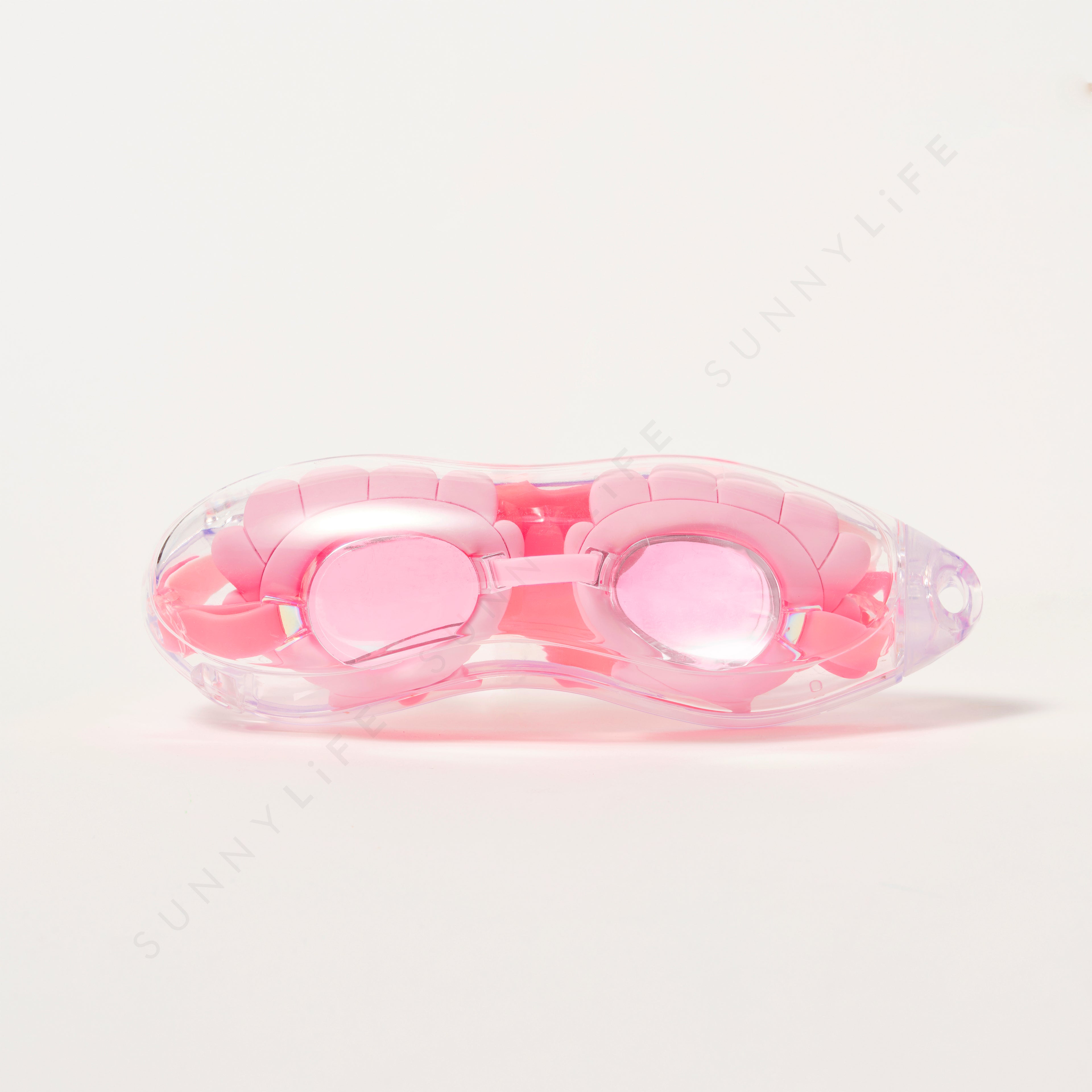 Sunnylife - Melody the Mermaid Mini Swim Goggles Neon Strawberry