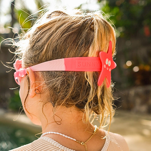 Sunnylife - Melody the Mermaid Mini Swim Goggles Neon Strawberry