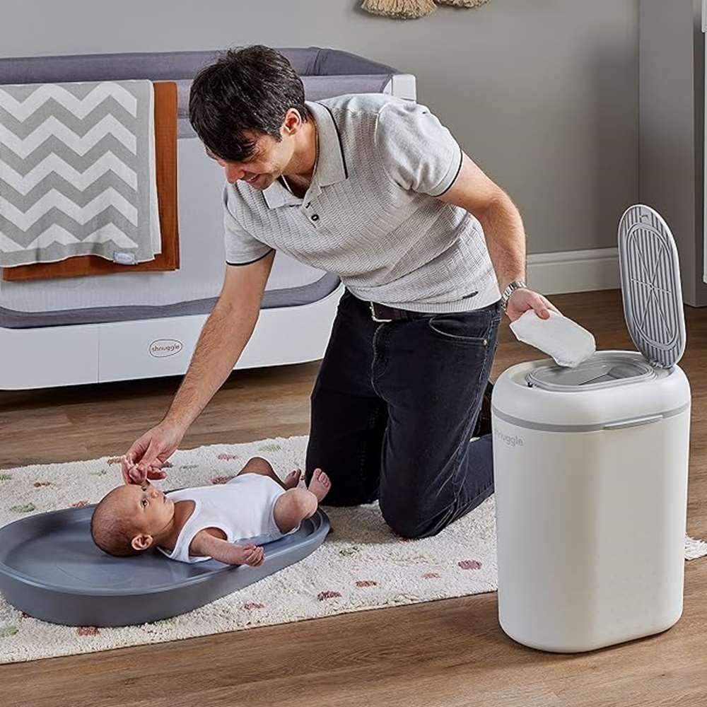 Shnuggle - Eco-Touch Nappy Bin + 5 Better Bag Bin Liners