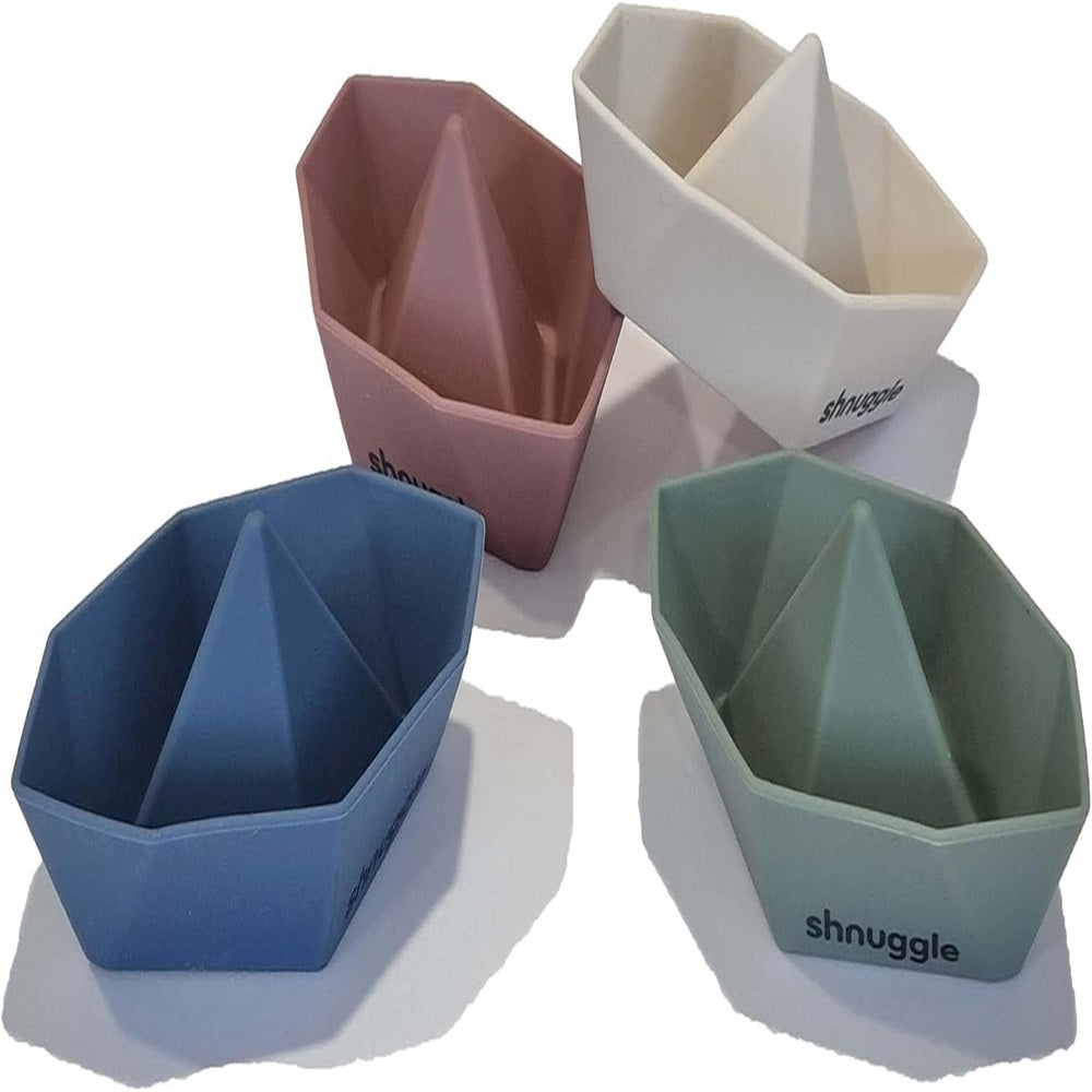 Shnuggle - Stack and Sail Bath Boat Toys (Set of 4)