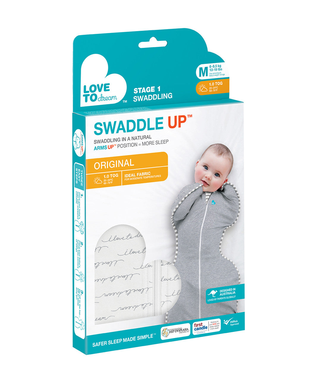 Love To Dream Swaddle UP Original White