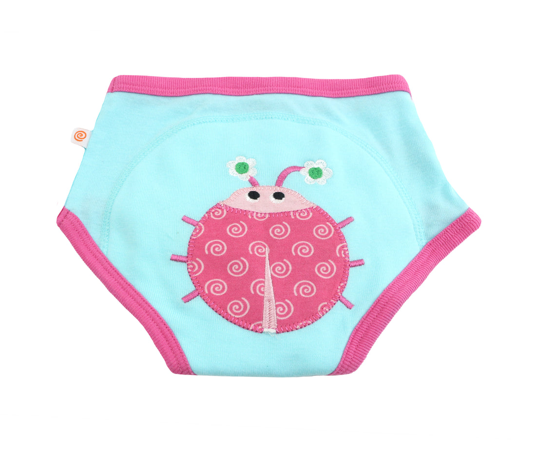 Zoocchini - 3 Piece Organic Potty Training Pants Set - Garden Creatures (Girls)