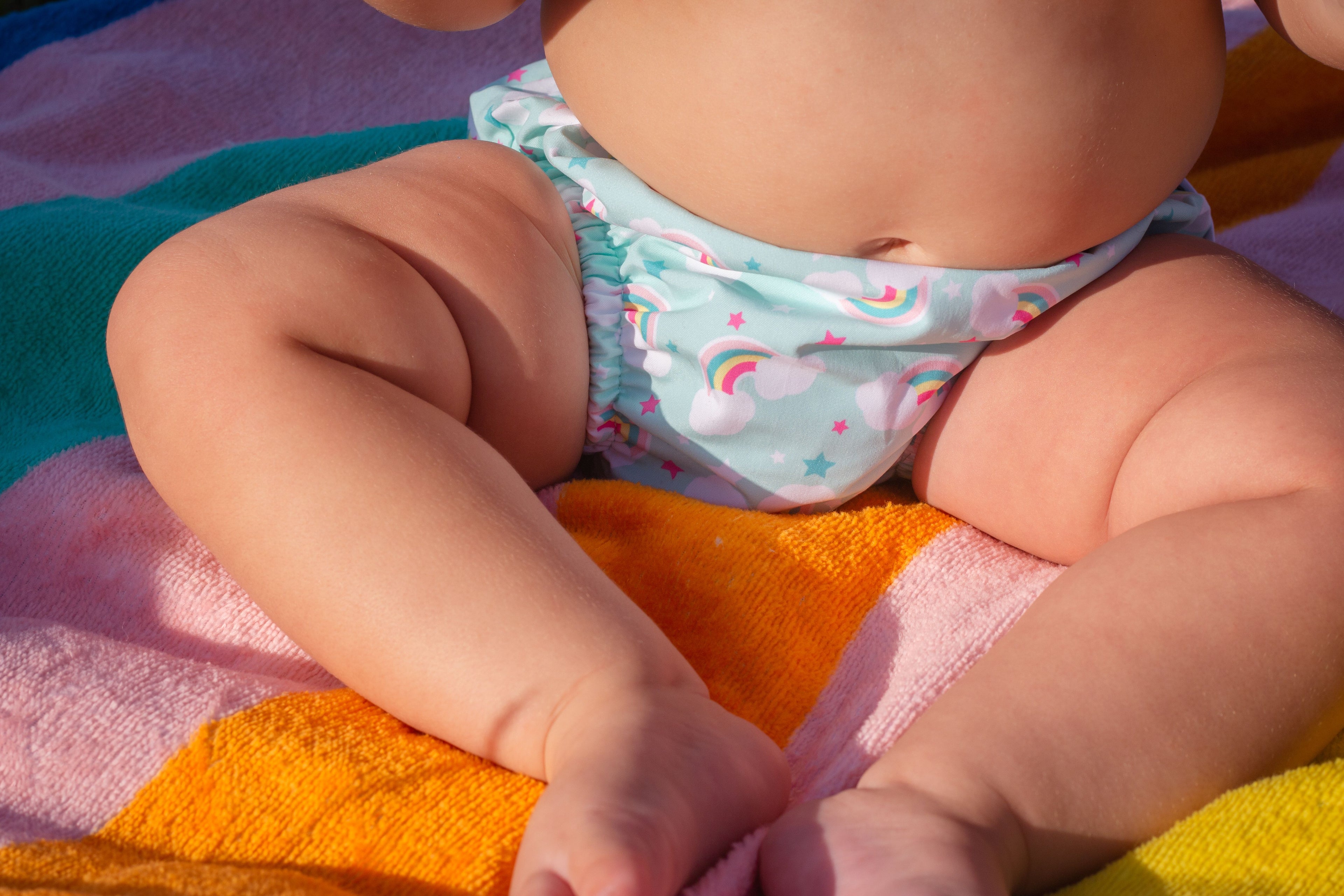 Zoocchini - Baby Swim Diaper & Sun Hat Set - M (6M-12M)