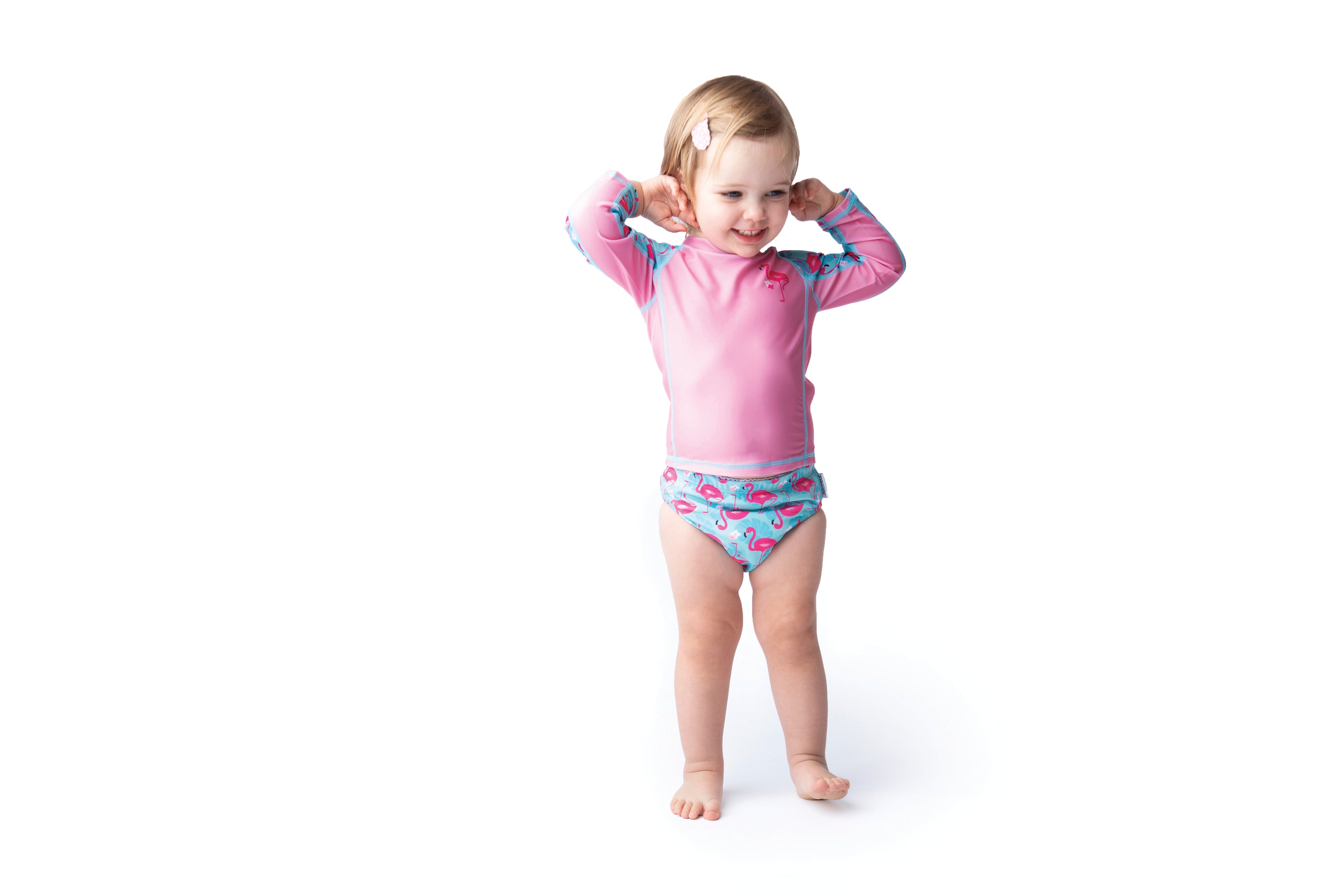 Zoocchini - Baby Rash Guard Long Sleeved Swim Top - (3-6M)