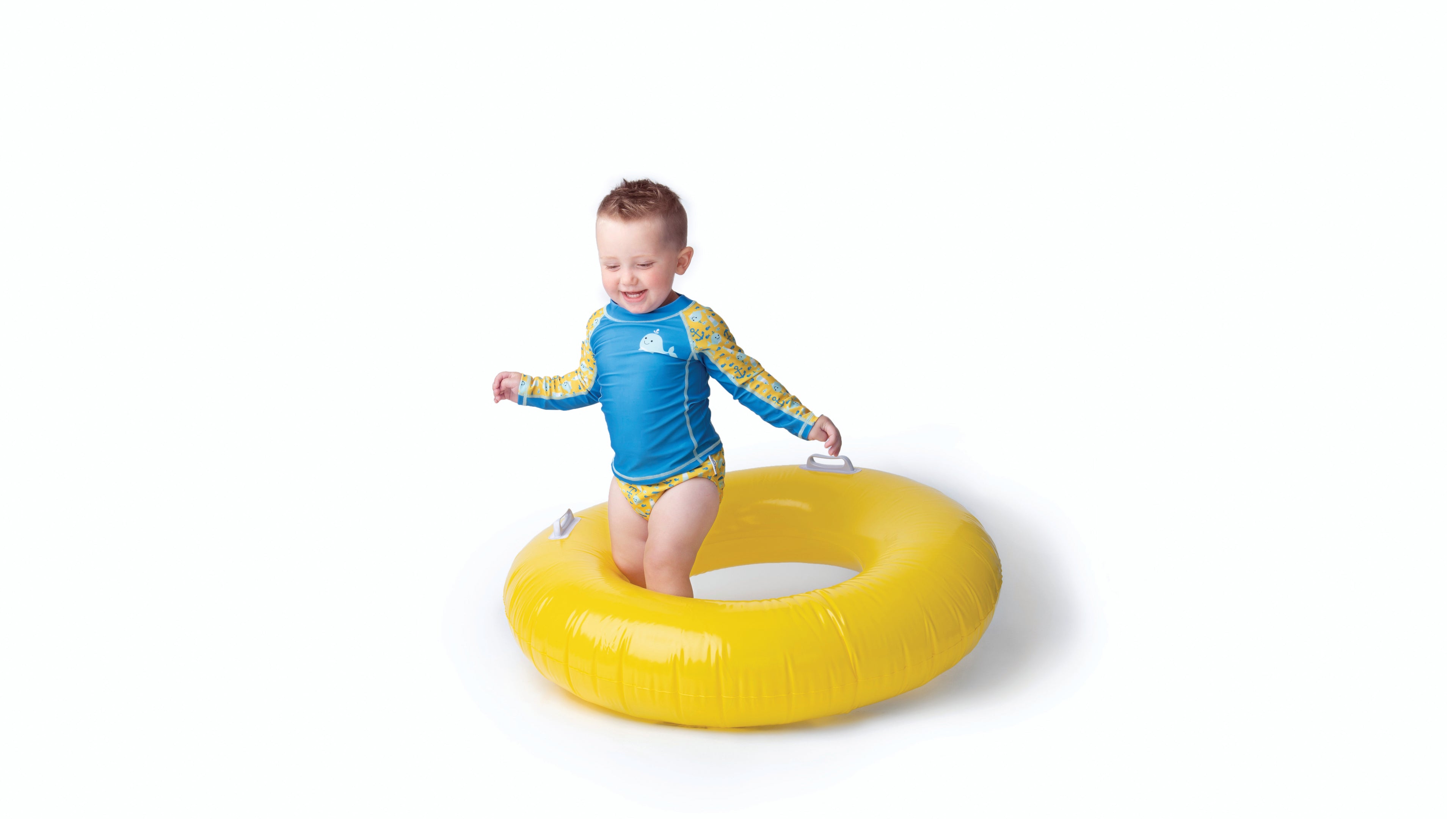 Zoocchini - Baby Rash Guard Long Sleeved Swim Top - (3-6M)