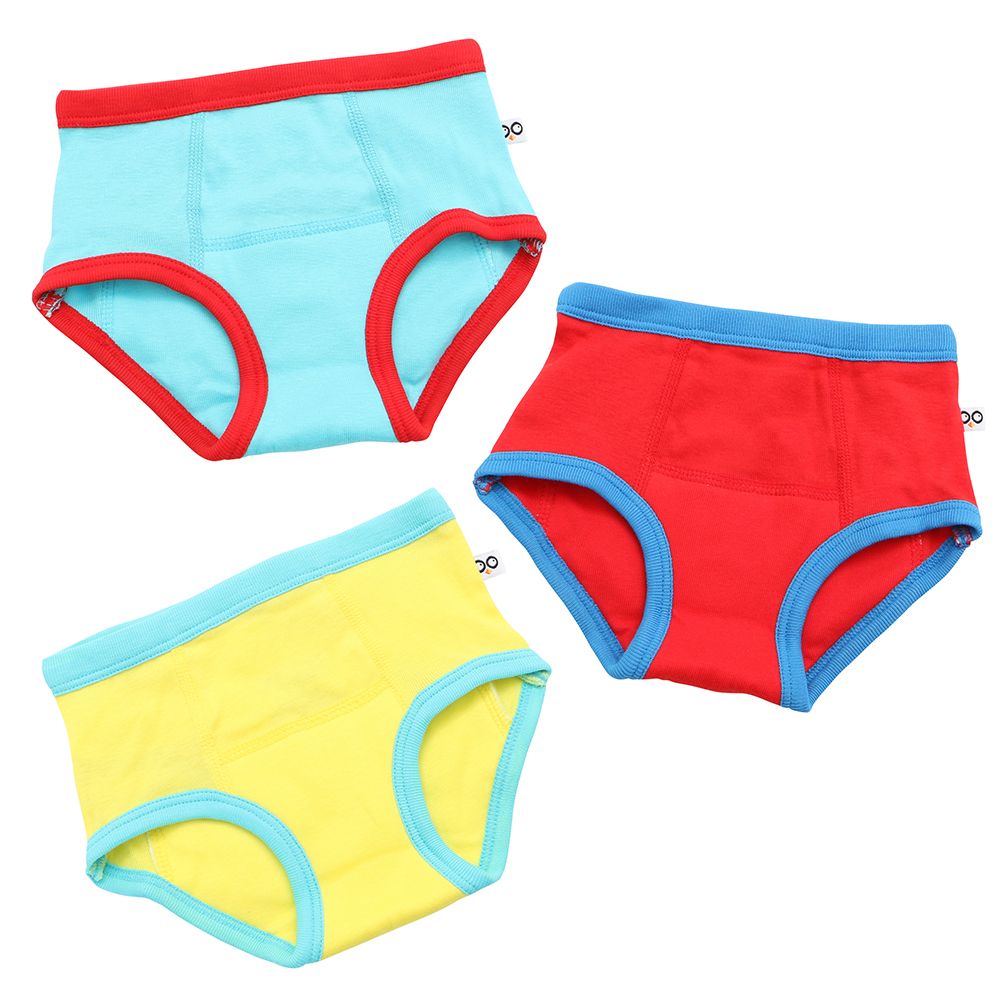 Zoocchini - 3 Piece Organic Potty Training Pants Set - Boys - 3T/4T