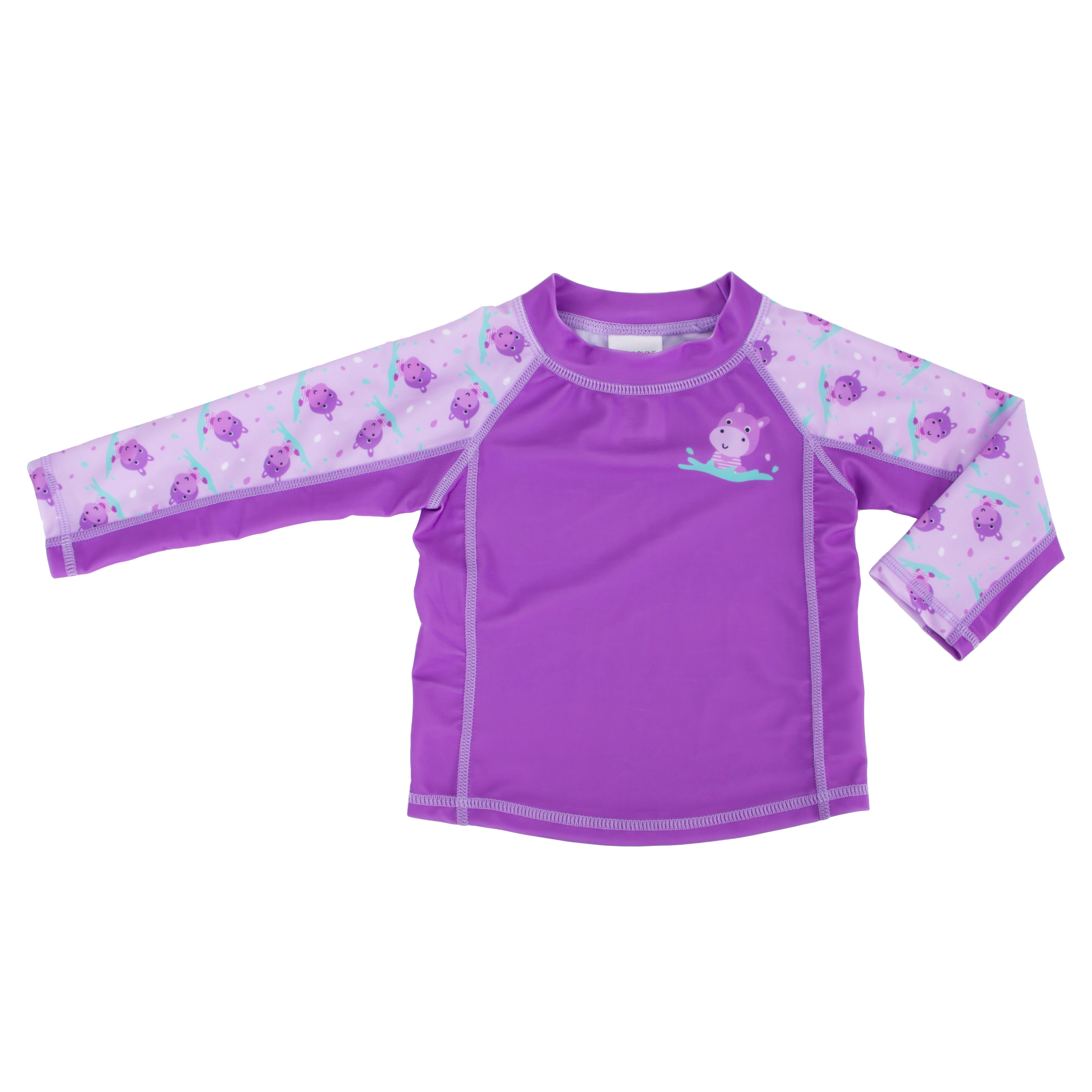 Zoocchini - Baby Swim Set – Rash Guard Top, Swim Diaper & Sun Hat - (12-24M)