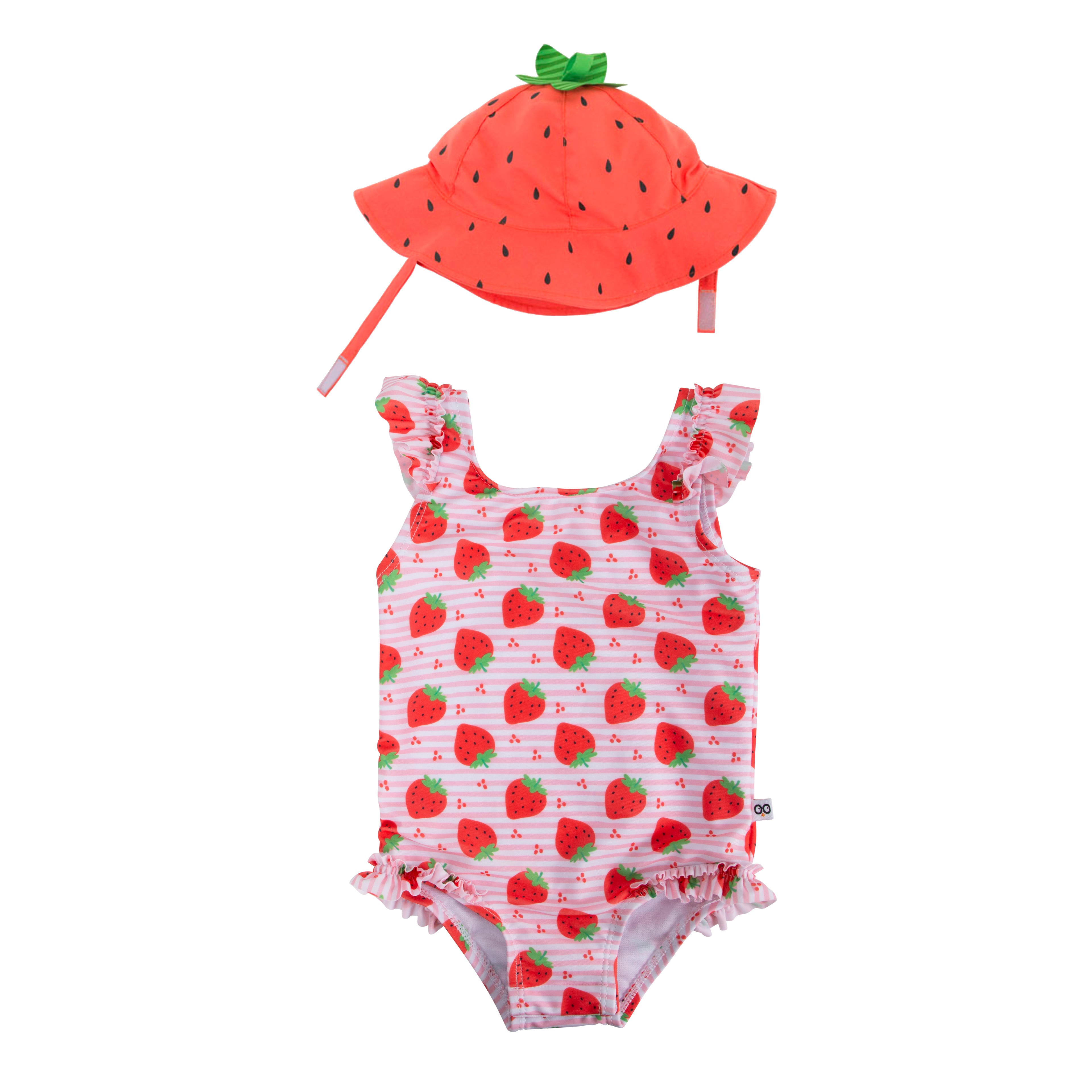Zoocchini - Baby Swimsuit and Hat Set - (6-12M)