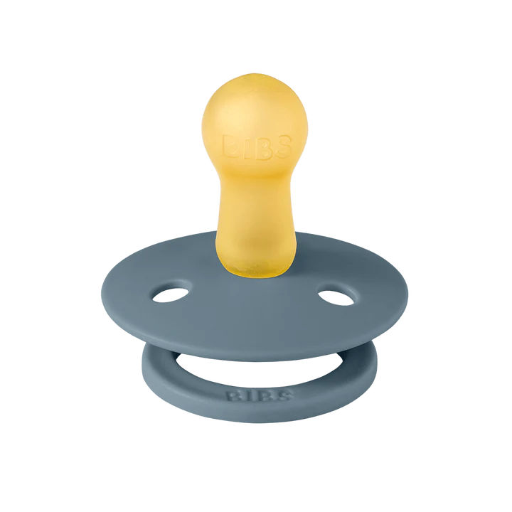 BIBS x Liberty - Colour Bobo Latex Size 1 Dusty Blue Mix Round Nipple (2-pack)