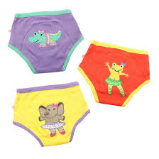 Zoocchini - 3 Piece Organic Potty Training Pants Set - Girls - 2T/3T