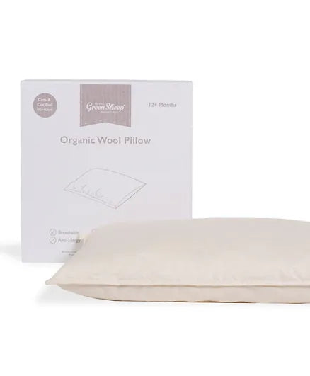 Snuz Washable Wool Pillow - White