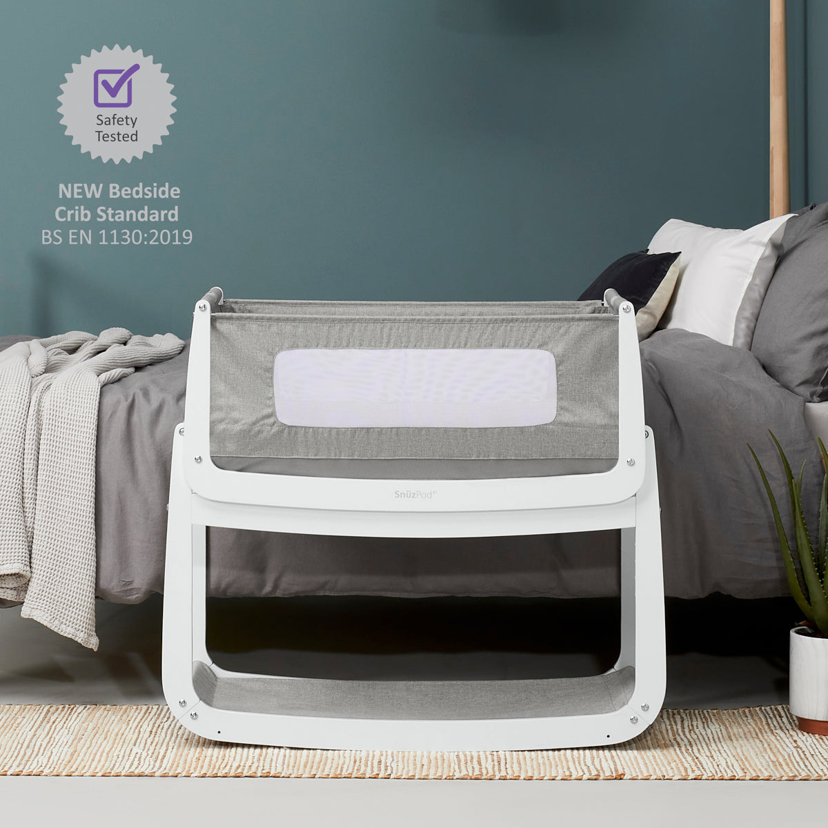 SnuzPod4 Bedside Crib