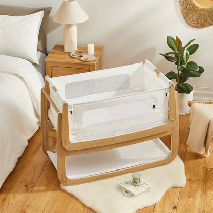 SnuzPod4  Bedside Crib The Natural Edit