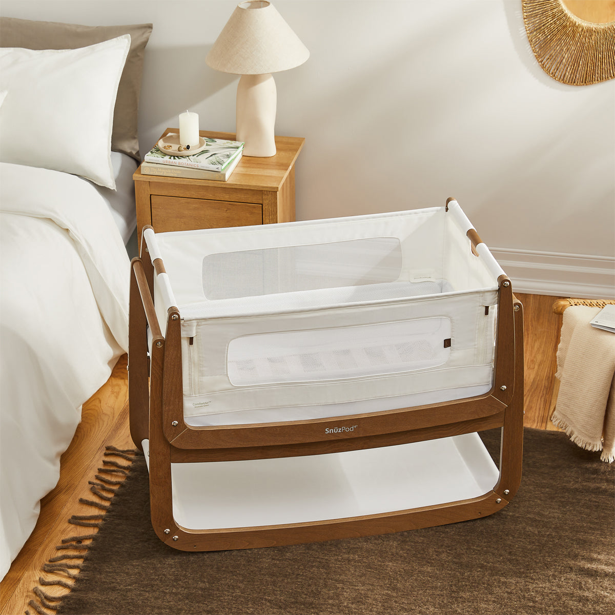 SnuzPod4  Bedside Crib The Natural Edit