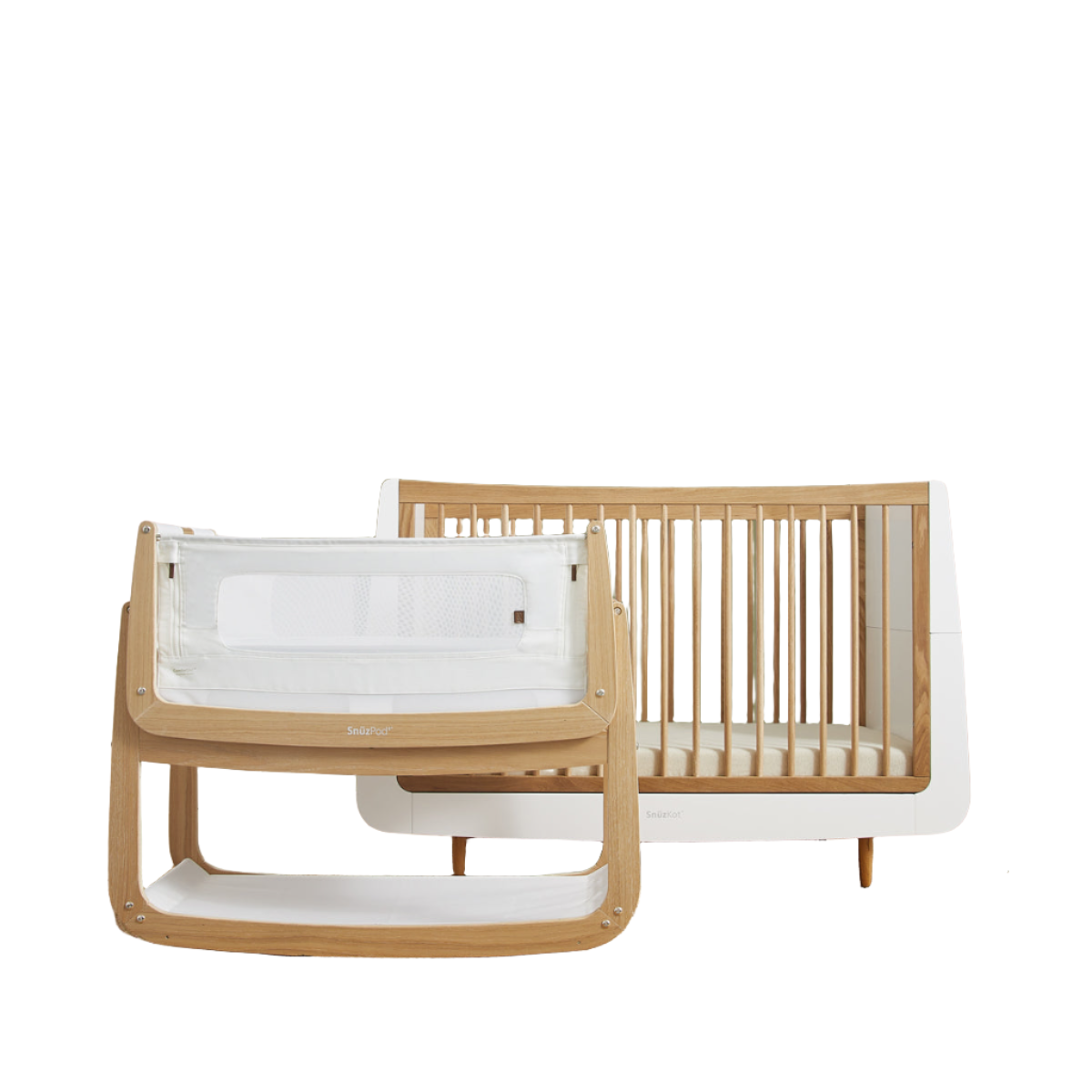 SnuzPod4  Bedside Crib The Natural Edit