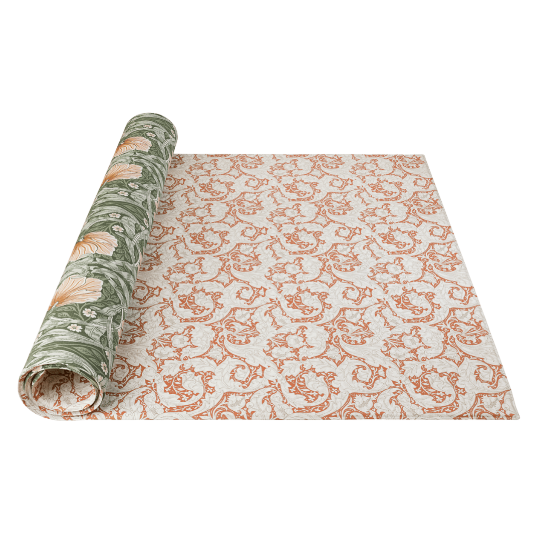 Totter &amp; Tumble - Pimpernel Wooded Dell &amp; Bachelors Button Brick Dust Playmat - Large