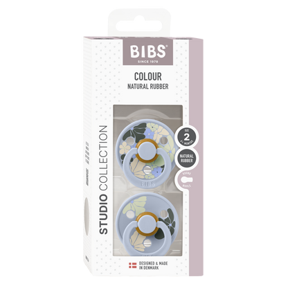 BIBS - Studio Colour Morning Bloom Latex Size 2 (2-pack)