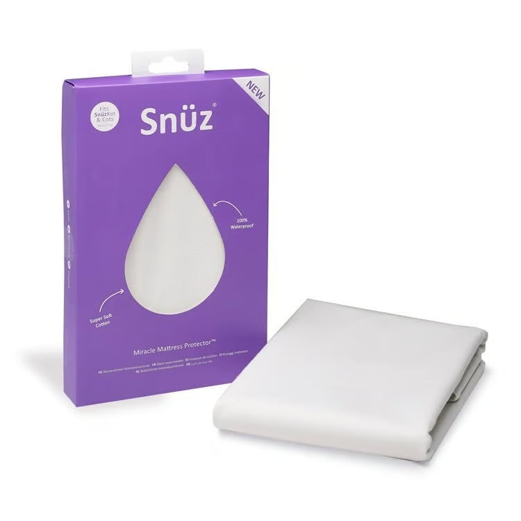 Snuz Cotbed Waterproof Mattress Protector - 70x140cm