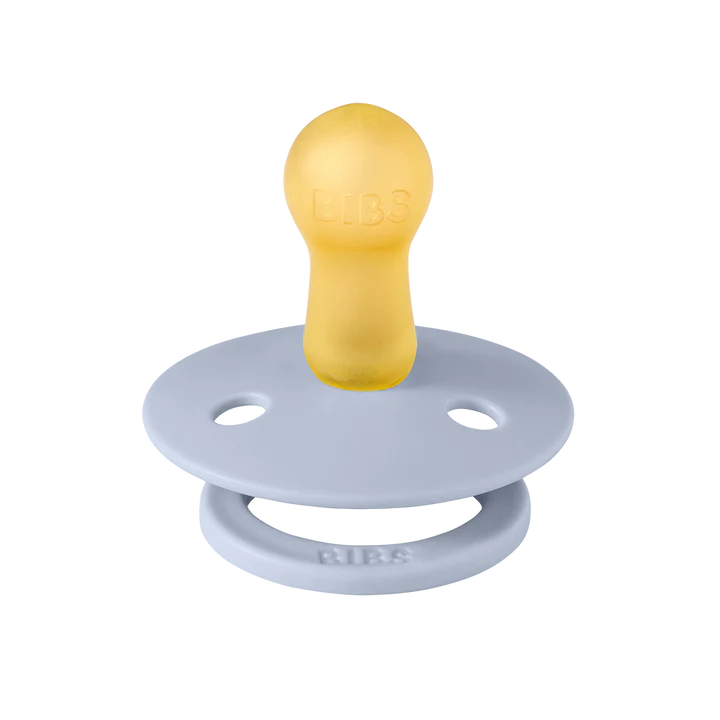 BIBS x Liberty - Colour Bobo Latex Size 2 Dusty Blue Mix Round Nipple (2-pack)