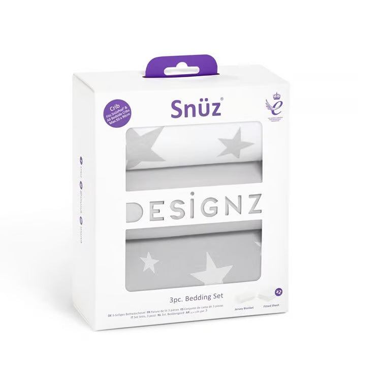 Snuz 3 Piece Crib Bedding Set