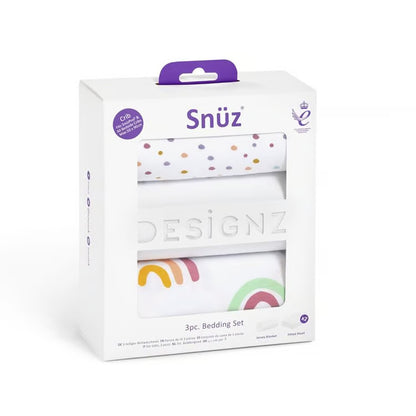 Snuz 3 Piece Crib Bedding Set