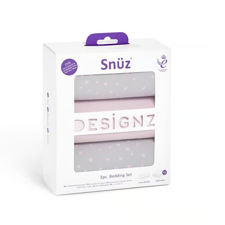 Snuz 3 Piece Crib Bedding Set