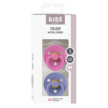 Bibs Colour 2 Pack Latex S1 Bubblegum/Peri